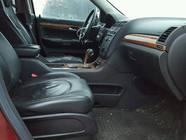 5GZEV23778J303048 - 2008 SATURN OUTLOOK XR წითელი ფოტო 5