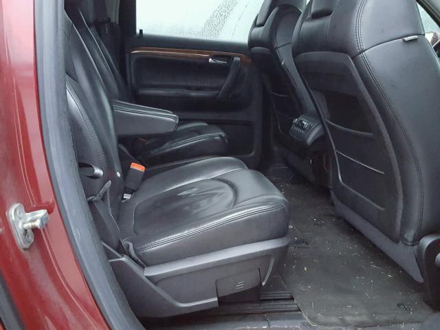 5GZEV23778J303048 - 2008 SATURN OUTLOOK XR წითელი ფოტო 6