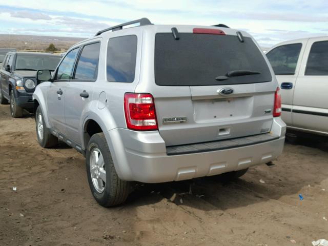 1FMCU9DG1CKA23627 - 2012 FORD ESCAPE XLT SILVER photo 3