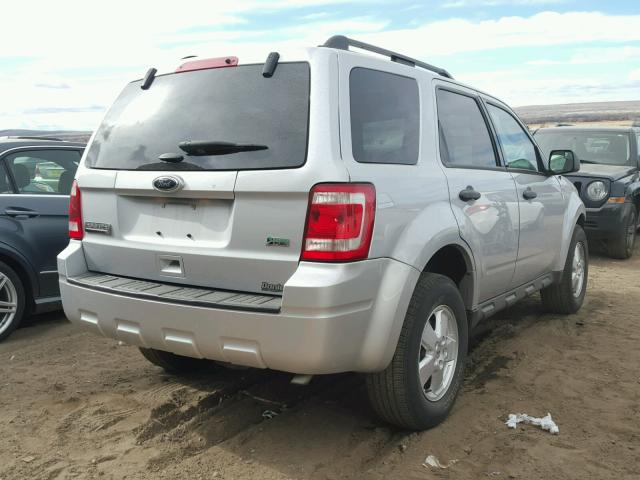 1FMCU9DG1CKA23627 - 2012 FORD ESCAPE XLT SILVER photo 4