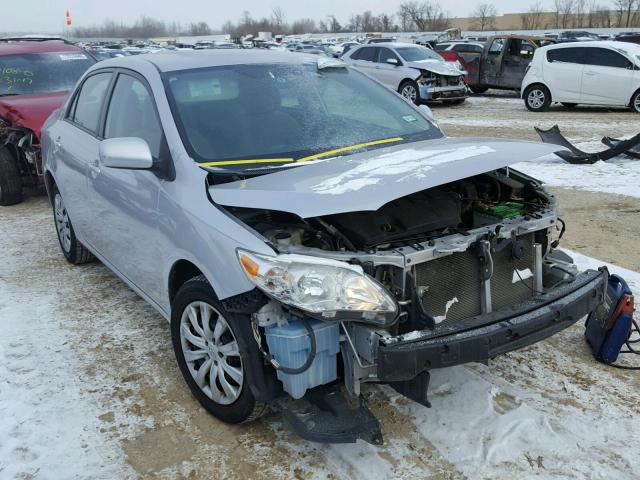 2T1BU4EE0CC775045 - 2012 TOYOTA COROLLA BA SILVER photo 1