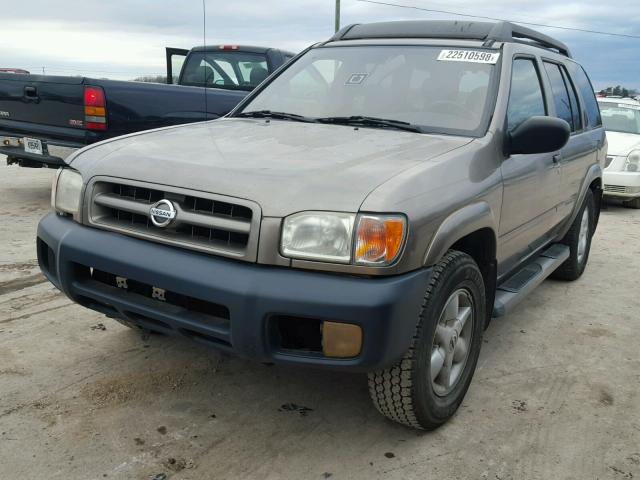 JN8DR09X82W667118 - 2002 NISSAN PATHFINDER GRAY photo 2