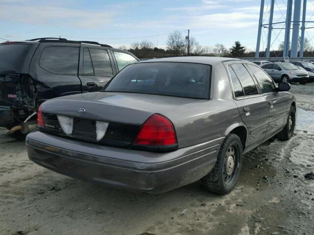 2FAHP71W67X143286 - 2007 FORD CROWN VICT GRAY photo 4