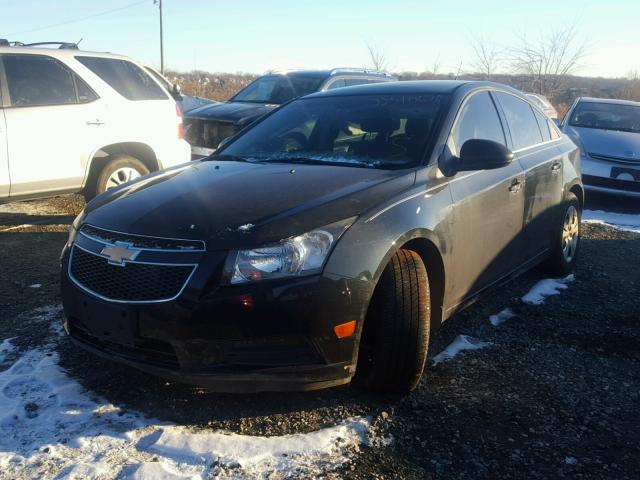 1G1PC5SH2C7218340 - 2012 CHEVROLET CRUZE LS BLACK photo 2