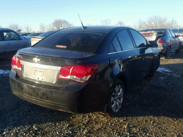 1G1PC5SH2C7218340 - 2012 CHEVROLET CRUZE LS BLACK photo 4