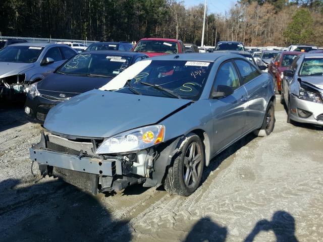 1G2ZG57B184239041 - 2008 PONTIAC G6 BASE BLUE photo 2