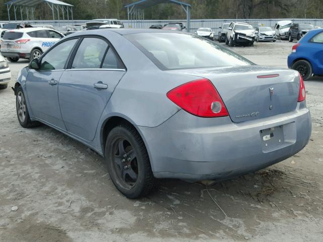 1G2ZG57B184239041 - 2008 PONTIAC G6 BASE BLUE photo 3