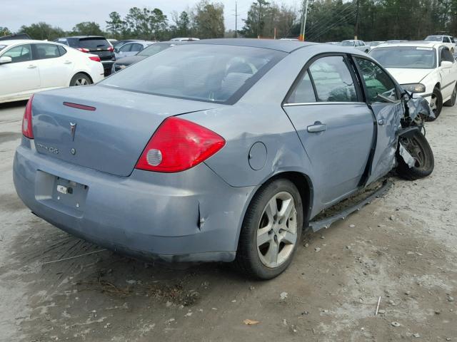 1G2ZG57B184239041 - 2008 PONTIAC G6 BASE BLUE photo 4