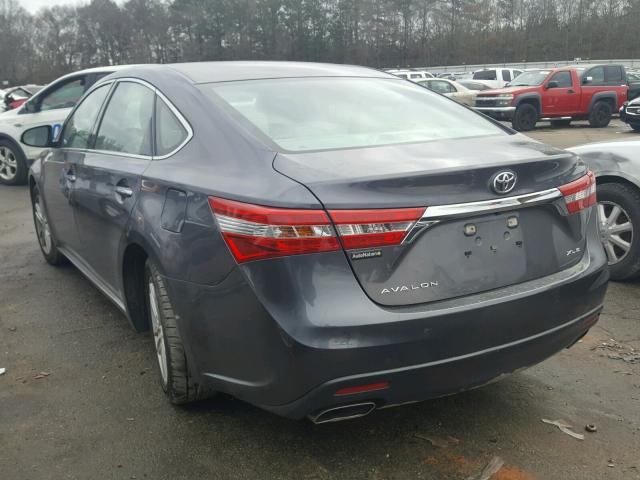 4T1BK1EB0EU134943 - 2014 TOYOTA AVALON BAS 灰色 照片 3