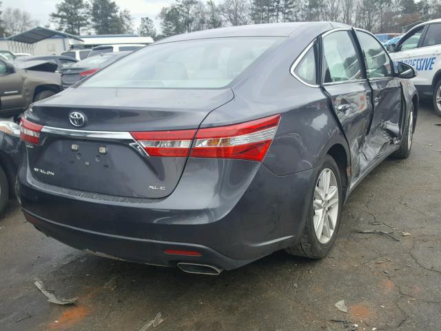 4T1BK1EB0EU134943 - 2014 TOYOTA AVALON BAS 灰色 照片 4