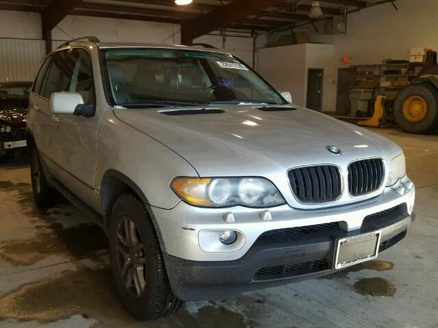 5UXFA13565LY01153 - 2005 BMW X5 3.0I SILVER photo 1