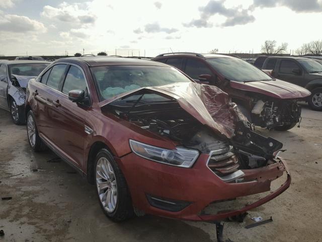 1FAHP2F86EG179253 - 2014 FORD TAURUS LIM RED photo 1