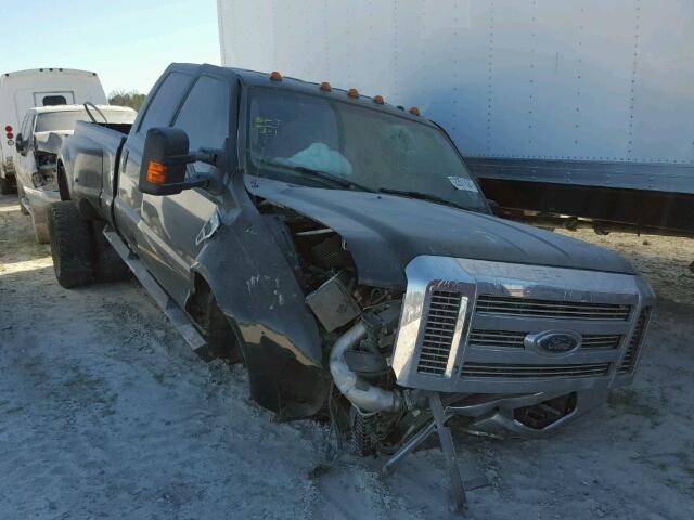 1FTWW33R48EB29300 - 2008 FORD F350 BLACK photo 1