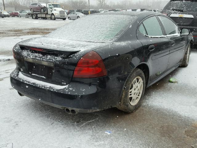 2G2WP522641127089 - 2004 PONTIAC GRAND PRIX BLACK photo 4
