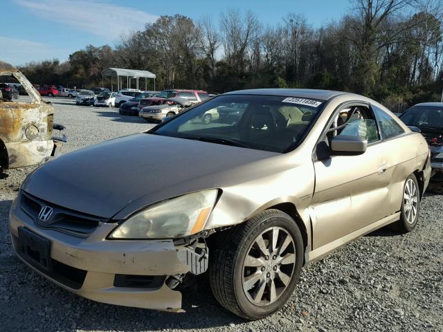 1HGCM82666A003667 - 2006 HONDA ACCORD EX GOLD photo 2