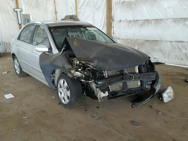 KNAFE221695630146 - 2009 KIA SPECTRA EX SILVER photo 1