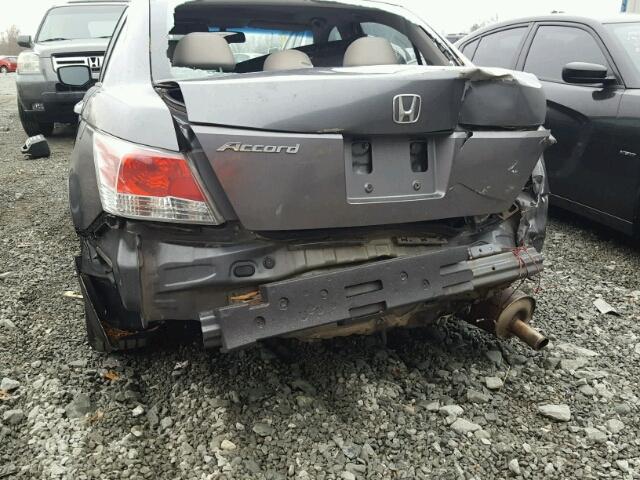 1HGCP26888A052663 - 2008 HONDA ACCORD EXL GRAY photo 9