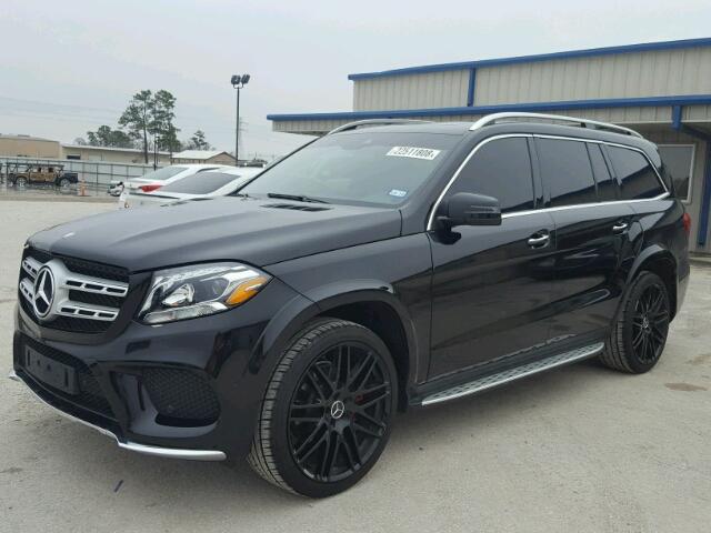 4JGDF6EE9HA812289 - 2017 MERCEDES-BENZ GLS 450 4M BLACK photo 2