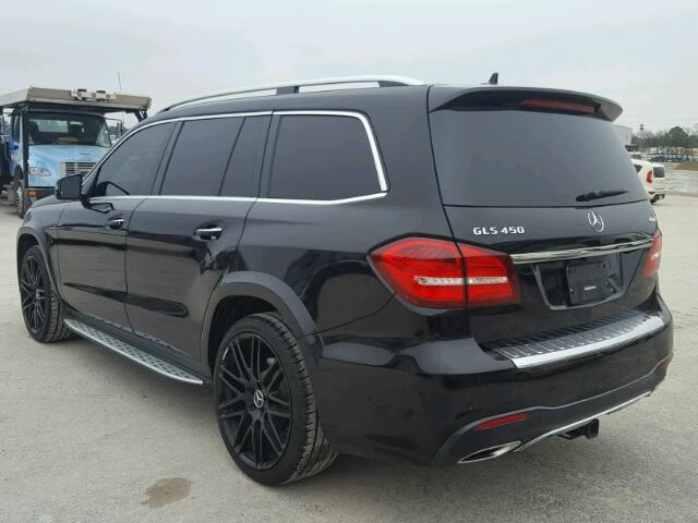 4JGDF6EE9HA812289 - 2017 MERCEDES-BENZ GLS 450 4M BLACK photo 3