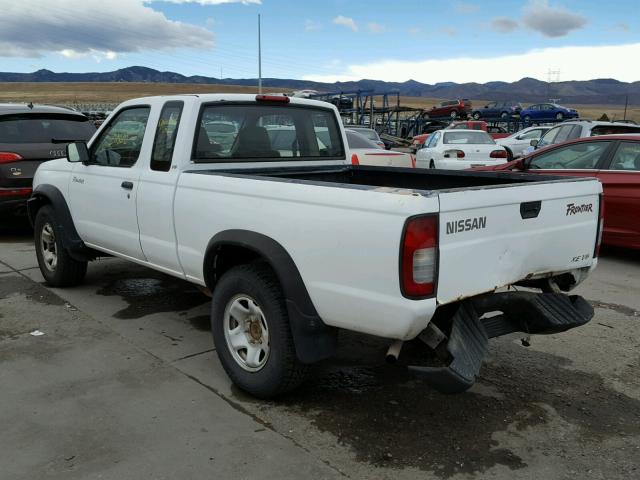 1N6ED26Y1XC318752 - 1999 NISSAN FRONTIER K WHITE photo 3