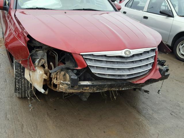 1C3LC66K07N548890 - 2007 CHRYSLER SEBRING LI RED photo 9