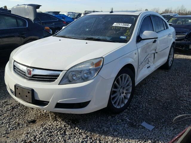 1G8ZV57707F126241 - 2007 SATURN AURA XR WHITE photo 2