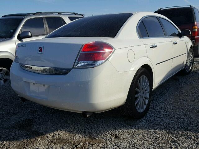 1G8ZV57707F126241 - 2007 SATURN AURA XR WHITE photo 4