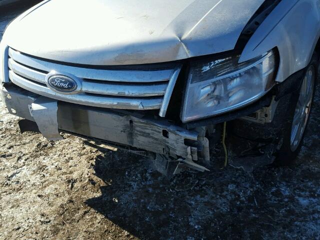 1FAHP25W08G175929 - 2008 FORD TAURUS LIM SILVER photo 9