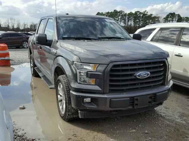 1FTEW1EF1HKE45130 - 2017 FORD F150 SUPER CHARCOAL photo 1