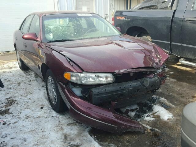 2G4WY55J421260891 - 2002 BUICK CENTURY LI MAROON photo 1