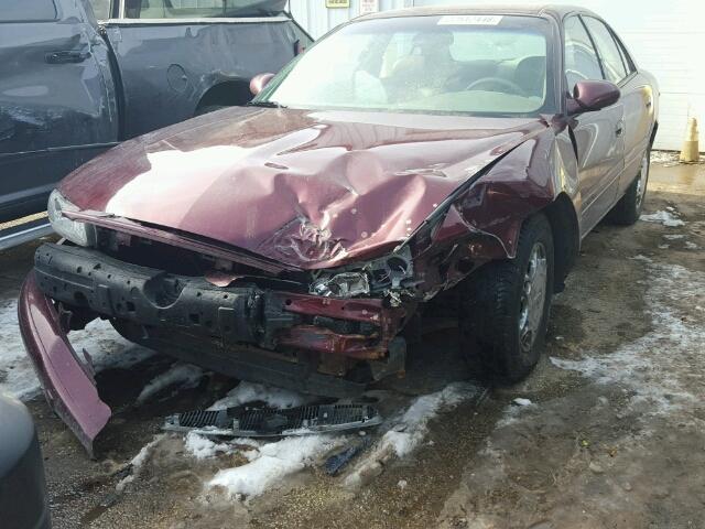 2G4WY55J421260891 - 2002 BUICK CENTURY LI MAROON photo 2