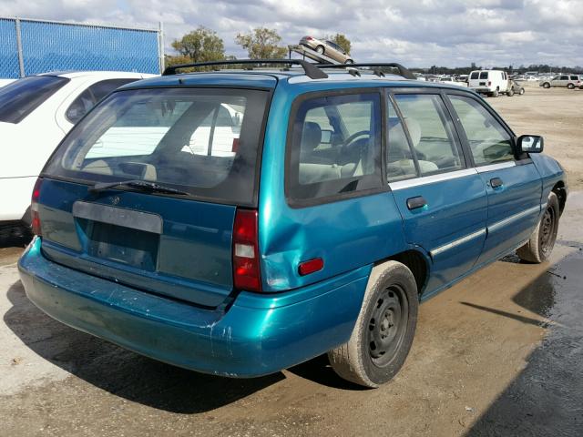 3MAPM15J2PR618957 - 1993 MERCURY TRACER GREEN photo 4