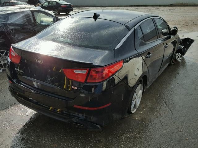 5XXGM4A78FG430310 - 2015 KIA OPTIMA LX BLACK photo 4