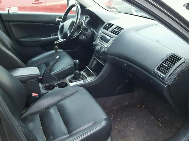 1HGCM55806A060927 - 2006 HONDA ACCORD EX GRAY photo 5