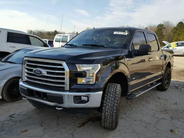 1FTEW1EP4GFC11676 - 2016 FORD F150 SUPER BLACK photo 2