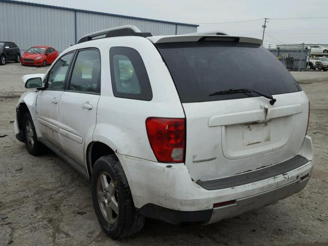 2CKDL63F766043190 - 2006 PONTIAC TORRENT WHITE photo 3