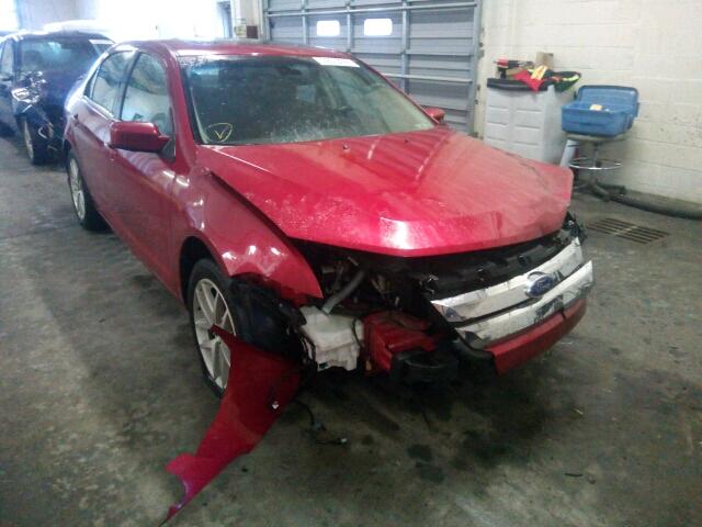 3FAHP0JG3BR295257 - 2011 FORD FUSION SEL RED photo 1