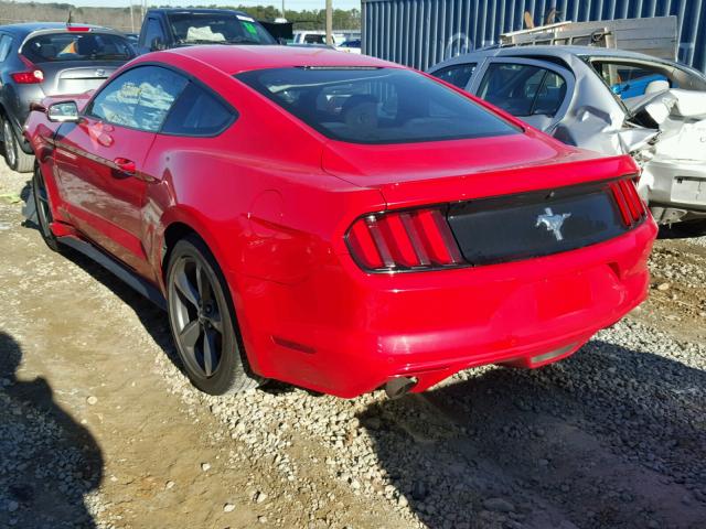 1FA6P8AMXG5288943 - 2016 FORD MUSTANG RED photo 3