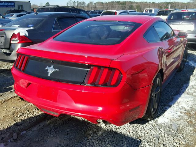 1FA6P8AMXG5288943 - 2016 FORD MUSTANG RED photo 4