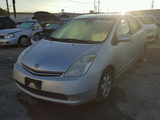 JTDKB20U540016072 - 2004 TOYOTA PRIUS SILVER photo 2