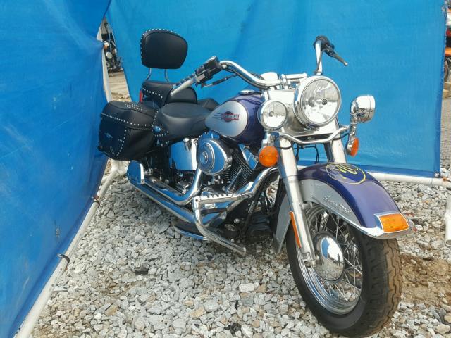 1HD1BWB146Y041781 - 2006 HARLEY-DAVIDSON FLSTCI BLUE photo 1