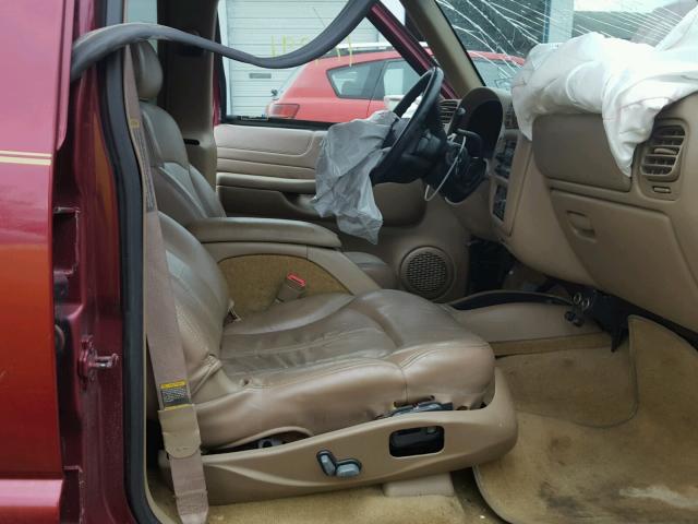 1GNDT13W6X2154958 - 1999 CHEVROLET BLAZER BURGUNDY photo 5