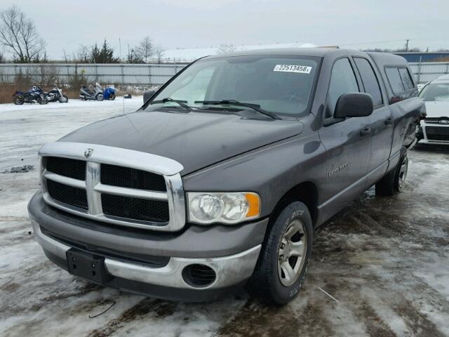 1D7HA18NX4S609716 - 2004 DODGE RAM 1500 S GRAY photo 2