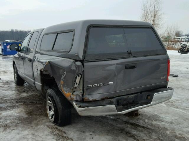 1D7HA18NX4S609716 - 2004 DODGE RAM 1500 S GRAY photo 3