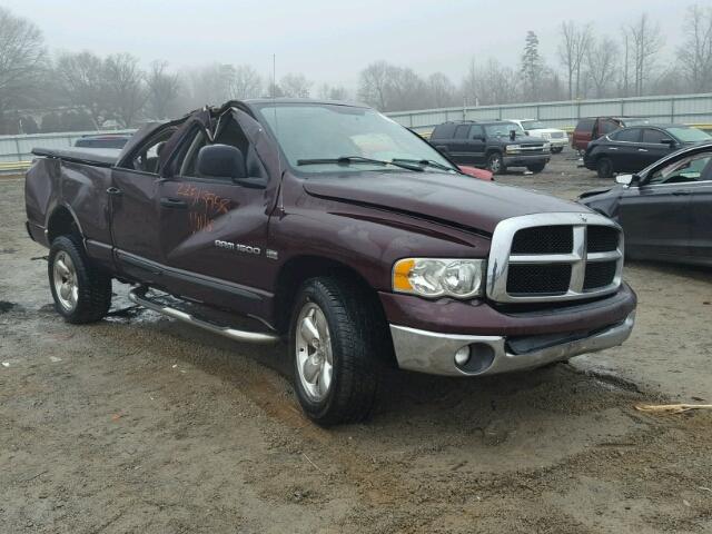 1D7HU18D94S721390 - 2004 DODGE RAM 1500 S BURGUNDY photo 1