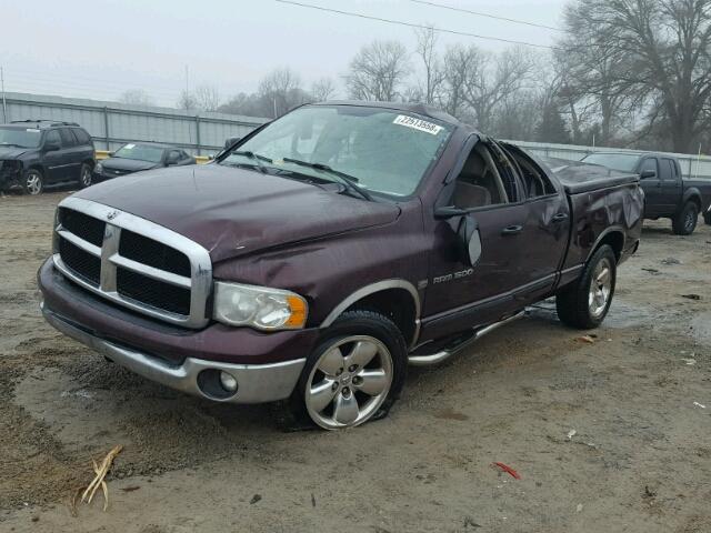 1D7HU18D94S721390 - 2004 DODGE RAM 1500 S BURGUNDY photo 2