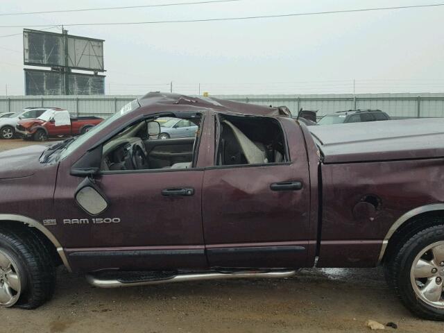 1D7HU18D94S721390 - 2004 DODGE RAM 1500 S BURGUNDY photo 9