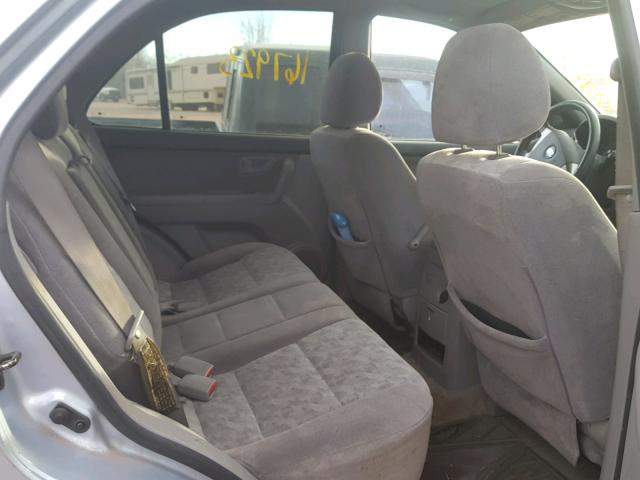 KNDJD733X45244884 - 2004 KIA SORENTO EX BLUE photo 6