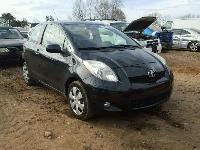 JTDJT4K38A5322335 - 2010 TOYOTA YARIS BLACK photo 1