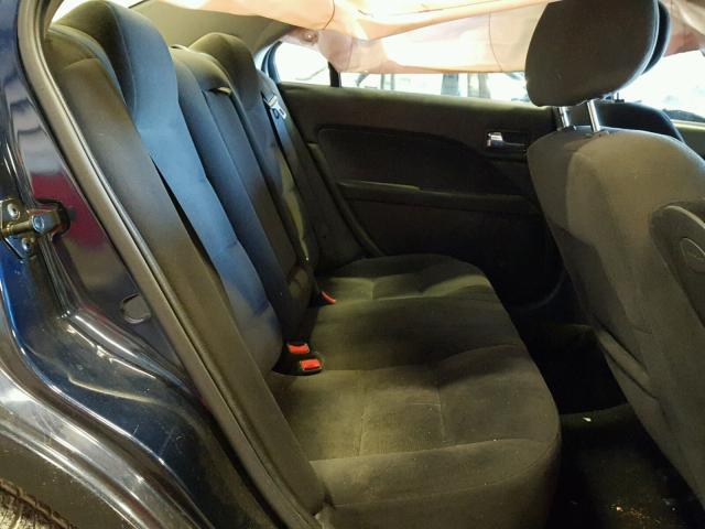 3FAHP07Z48R191636 - 2008 FORD FUSION SE BLUE photo 6